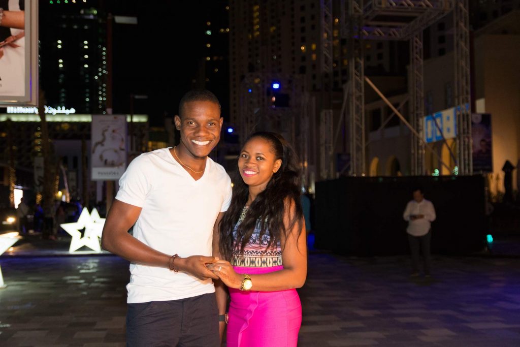 YvonneTony Proposal, JBR Walk